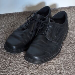 Ecco Men's Black Leather Oxfords